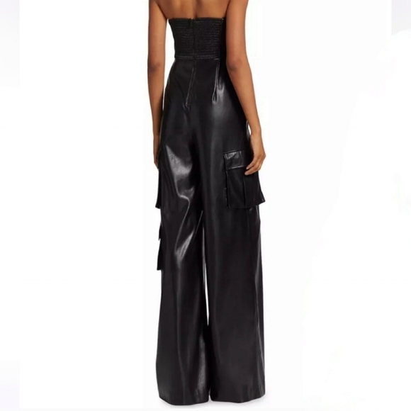 ALICE + OLIVIA Vegan Cargo Jumpsuit - Picture 5 of 9